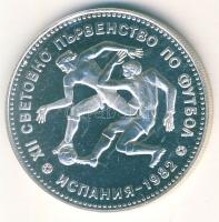 Bulgária 1982. 10L Ag "Labdarúgás-játékosok" T:PP Csak 7200db!
