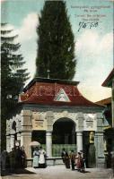 1910 Savanyúkút, Bad Sauerbrunn bei Wiener Neustadt; Pál-forrás / Paul-Quelle / spa, spring source (EK)