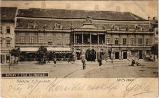 1899 (Vorläufer) Kolozsvár, Cluj; Bánffy palota, Jeney Lajos üzlete. Kováts P. fiai kiadása / palace, shops