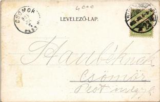 1905 Budapest II. Szent Lukács fürdő, Szimfóniai (szimfonikus) zenekar, karmester Prof. Wieschendorf...