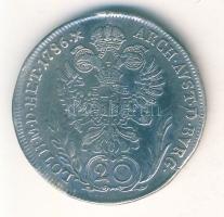 Ausztria/magyar verdejel 1786E 20Kr Ag II.József T:3/3+