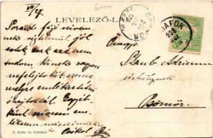 1906 Budapest XXII. Budafok, Törley tér, kastély és pezsgőgyár, Witz Károly üzlete. Kohn és Grünhut ...