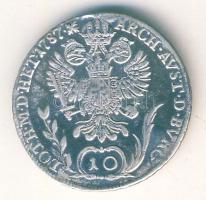 Ausztria/magyar verdejel 1787B 10Kr Ag II.József T:2/3