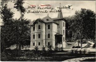 1916 Hévíz, Tassilo villa. Mérei Ignác kiadása (EK)