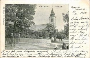 1900 Csömör, Római katolikus templom. Kiszer N. kiadása