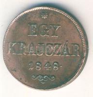1848. 1kr T:2/3+
