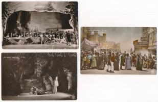 Az ember tragédiája - 5 db régi képeslap színházi előadással / 5 pre-1945 postcards, theatre play