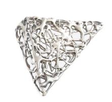 Ezüst(Ag) extravagáns medál, jelzett, 3,5×6,5 cm, nettó: 14,6 g