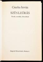 Csurka István 3 műve: Színleírás, Vasárnapi menü, Új magyar önépítés. Bp.,1984-1991,Magvető - Püski ...