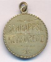 Ausztria 1934. Pálinkaverseny / Egyesült erővel kétoldalas fém érem füllel (23mm) T:2 Austria 1934. Schnappsl Konkurenz / Viribus Unitis two-sided metal medallion with ear (23mm) C:XF