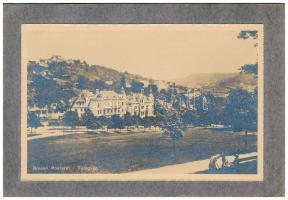 Brassó, Kronstadt, Brasov; leporellófüzet 10 képeslappal. Dombornyomott címeres borító. Zeidner H. k...