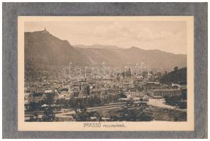 Brassó, Kronstadt, Brasov; leporellófüzet 10 képeslappal. Dombornyomott címeres borító. Zeidner H. k...