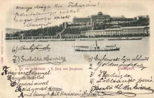 1899 Budapest Királyi vár és bazár