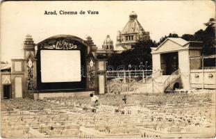 1925 Arad, Cinema de Vara / Nyári filmszínház, mozi / Summer Cinema. photo (Rb)
