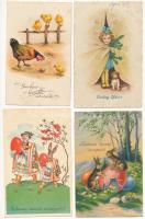 10 db RÉGI motívum képeslap: ünnepi üdvözlőlapok / 10 pre-1945 motive postcards: holiday greeting cards