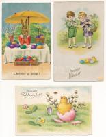 10 db RÉGI motívum képeslap: ünnepi üdvözlőlapok / 10 pre-1945 motive postcards: holiday greeting ca...