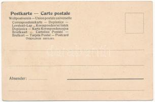 Ein trues Herzerl wiegt halt mehr! / Szerelmes üdvözlőlap / Love greeting card. M.P. 104. M. (EK)