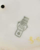 Zsolnay art deco fésülködő nő. Formaterv Török. Kézzel festett, jelzett, hibátlan 24 cm