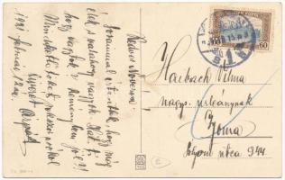 1921 Szecessziós kislány / Art Nouveau little girl. P.J.G. W.I. Nr. 506-1. litho s: August Patek