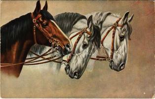 Horses. Marke Egemes Serie 74. (EK)