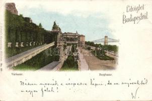 1899 Budapest Várbazár litho
