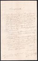 1870 Kiss Károly református lelkészhez írt levél