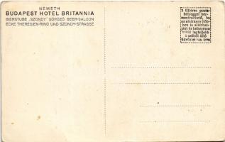 Budapesti Hotel Britannia, Szondy söröző falfestmény a Nótásteremben s: Haranghy (EB)