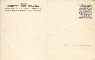 Budapesti Hotel Britannia, Szondy söröző falfestmény s: Haranghy (EK)