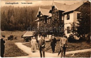 1908 Felsőzúgó-fürdő, Ruzsbachfürdő, Bad Ober Rauschenbach, Kúpele Vysné Ruzbachy; Terézia nyaraló. Szankovszky felvétele és kiadása / spa, villa (EK)