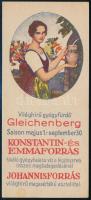 Gleichenberg gyógyfürdő számolócédula