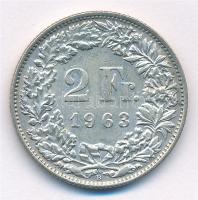 Svájc 1963. 2Fr Ag T:2 Switzerland 1963. 2 Francs Ag C:XF Krause KM#21