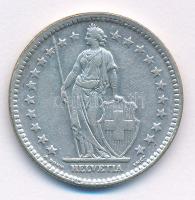 Svájc 1944. 2Fr Ag T:2 ph. Switzerland 1944. 2 Francs Ag C:XF edge error Krause KM#21