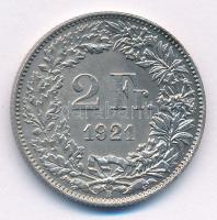 Svájc 1921. 2Fr Ag T:2 Switzerland 1921. 2 Francs Ag C:XF Krause KM#21