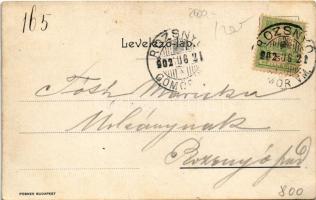 1902 Rozsnyó, Roznava; Hidegvíz-gyógyintézet, fürdő. Posner / spa, bath. Art Nouveau (EK)