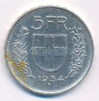 Svájc 1954. 5Fr Ag T:2 Switzerland 1954. 5 Francs Ag C:XF Krause KM#40