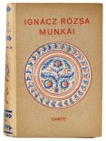 Ignácz Rózsa: Született Moldovában. Regény. Ignácz Rózsa Munkái. Bp.,(1943.),Dante. Kiadói félvászon-kötés, a borítón kis kopásnyomokkal.