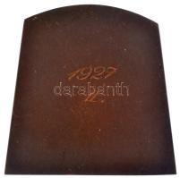 Körmendi Frimm Jenő (1886-1959) 1927. "MTK (Magyar Testgyakorlók Köre)" bronz emlékplakett...