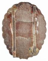 ~1970-1980. "Élenjáró Rajparancsnok" ezüstözött műgyantás jelvény (40x32mm) T:1-