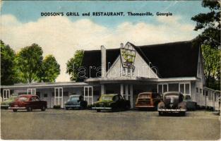 Thomasville (Georgia), Dodsons Grill and Restaurant, automobiles (fa)