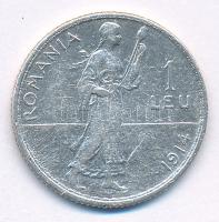 Románia 1914. 1L Ag "I. Károly" T:2 karc
Romania 1914. 1 Leu Ag "Carol I." C:XF...