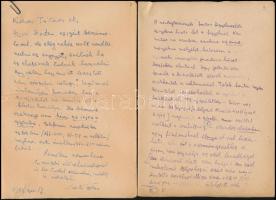 cca 1954 A Szabad Nép szerkesztőségének írt dokumentumok, amelyben a R(ákosi) M(átyás) Szerszám és G...