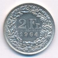 Svájc 1964. 2Fr Ag T:1- Switzerland 1964. 2 Francs Ag C:AU Krause KM#21