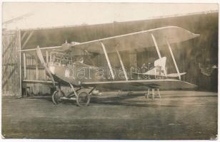 Első világháborús Császári és Királyi Légierő Hansa-Brandenburg típusú vadászrepülőgépe / K.u.k. Luftfahrtruppen Hansa-Brandenburg Kampfflugzeug / WWI Austro-Hungarian Aviation Troops military aircraft. photo