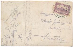 1925 Kemeneshőgyész, Radó kastély Radó Kálmán és más "gencsi társaság"-beli aláírásával. p...