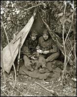 II. világháborús katonai negatívok vegyes méretben, 13 db