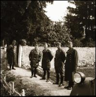 II. világháborús katonai negatívok vegyes méretben, 13 db