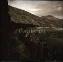 II. világháborús katonai negatívok vegyes méretben, 13 db