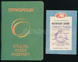 1938-1973-2007 Vegyes okmány tétel, 8 db