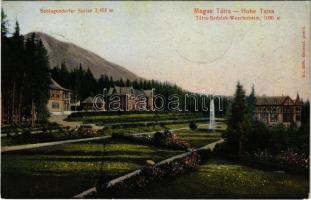 1907 Tátraszéplak, Tatranska Polianka, Westerheim (Magas Tátra, Vysoké Tatry); szálloda, nyaraló. Franz Pietschmann No. 2320. / hotel, villa