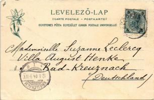 1904 Tátra, Magas Tátra, Vysoké Tatry; Vadorzó-hágó, Tengerszem. Feitzinger Ede 1902/12. No. 286. / ...